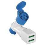 ADATTATORE EN 60309 + 2P17/11 + EN 60309 - VIMAR 00364