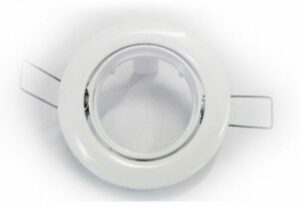 ADJUSTABLE DOWNLIGHT ZAMAK D.50 BIANCO PAR16 - FLOS S.P.A. 01.2012.11.65