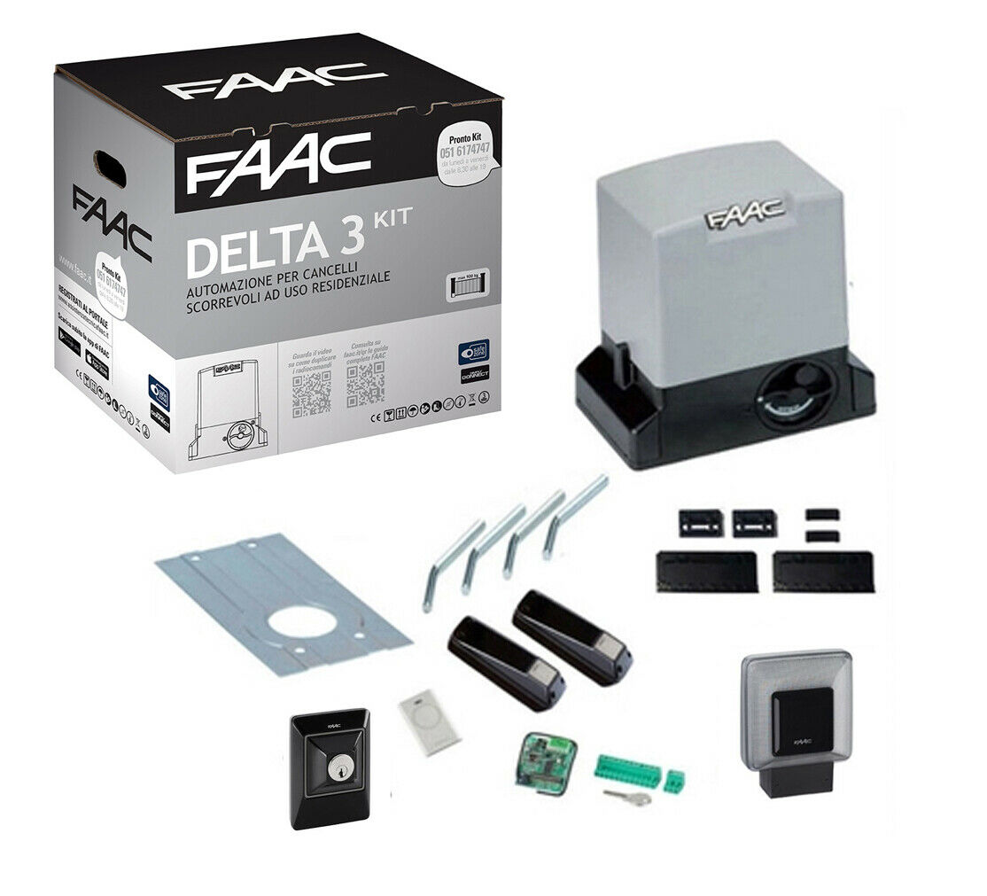 DELTA 3 KIT 230V SAFE 900KG - FAAC 105630445 DELTA 3 KIT 230V SAFE 900KG - FAAC 105630445