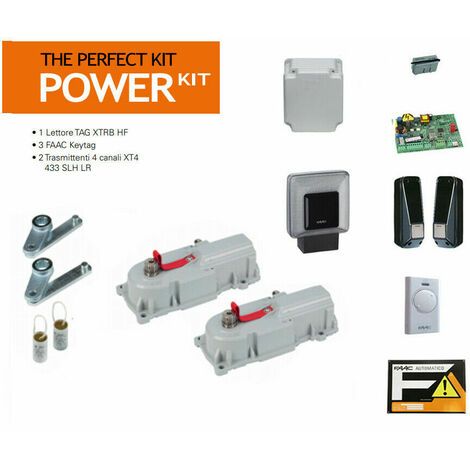 POWER KIT 230V PERFECT KIT 770 INTERRATO 2 ANTE - FAAC 105913 POWER KIT 230V PERFECT KIT 770 INTERRATO 2 ANTE - FAAC 105913