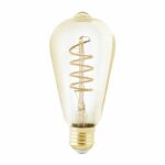 LAMPADA ST64 AMBRA 4W 2200K 245LM H.142MM L.64MM DIMM - EGLO ITALIANA SRL 11879