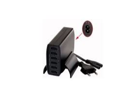ALIMENTATORE USB 6 PORTE 12 A - ELCART 130030800
