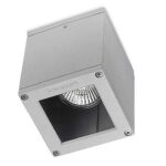 CUBETTO AFRODITA GU10 DA SOFFITTO IP54 GRIGIO - LEDS C4 15-9480-34-37