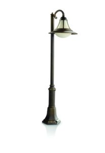 PROVENCE LANTERN POST BLACKBRUSH 1X100W - PCL MASSIVE 152134216