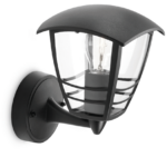 CREEK WALL LANTERN BLACK 1X60W 230V VERSO L'ALTO - PCL MASSIVE 153803016