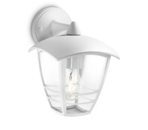 CREEK WALL LANTERN WHITE 1X60W 230V VERSO IL BASSO - PCL MASSIVE 153813116