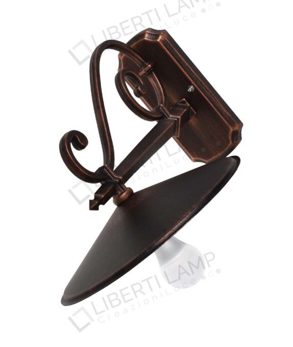 URANIA PIATTO CON BRACCIO B8 COL,NERO RAME PROF.CM48 ALT 34 - LIBERTI LAMP SRL 1540A-B8-NR URANIA PIATTO CON BRACCIO B8 COL,NERO RAME PROF.CM48 ALT 34 - LIBERTI LAMP SRL 1540A-B8-NR