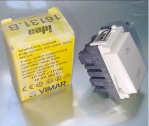INTERR 1PNO + 1PNC 16AX B - VIMAR 16131.B