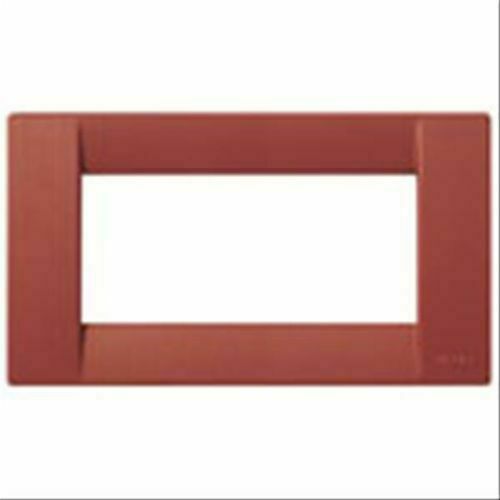 PLACCA CLASSICA 4M SILK ROSSO - VIMAR 16744.D.07 PLACCA CLASSICA 4M SILK ROSSO - VIMAR 16744.D.07