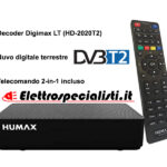 Ricevitore Humax Digitale Terrestre Dvb-T2 LT-HD 2020T2 - EMME ESSE SPA 80906T2