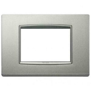 PLACCA CLASSIC 3M INOX NATURALE SPAZZ. - VIMAR 20653.N91