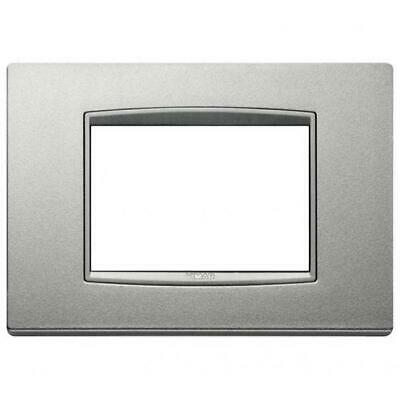 PLACCA CLASSIC 3M INOX NATURALE SPAZZ. - VIMAR 20653.N91 PLACCA CLASSIC 3M INOX NATURALE SPAZZ. - VIMAR 20653.N91
