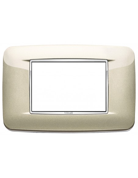 PLACCA ROUND 3M CHAMPAGNE METAL - VIMAR 20683.07 PLACCA ROUND 3M CHAMPAGNE METAL - VIMAR 20683.07