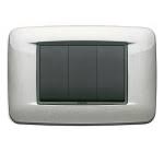PLACCA ROUND 3M ARGENTO METAL - VIMAR 20683.10 PLACCA ROUND 3M ARGENTO METAL - VIMAR 20683.10