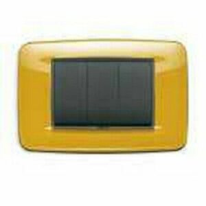 PLACCA ROUND 3M GIALLO ICE - VIMAR 20683.75