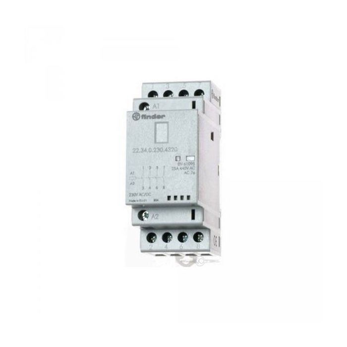 CONTATTORE 25A 4 CONTATTI 36MM 230V PRO2-18 - FINDER 223402304320 CONTATTORE 25A 4 CONTATTI 36MM 230V PRO2-18 - FINDER 223402304320