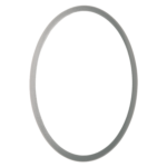 MASCHERA ANELLO JACK OVALE SILVER - GOCCIA ILLUMINAZIONE 2263SI