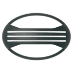 MASCHERA C/FERITOIE JACK OVALE NERA - GOCCIA ILLUMINAZIONE 2267NE