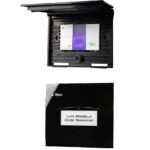 PULSANTE A TARGA LUMINOSA NERA -NOLOOK-IN VETRO X 503 - ZIPPO 22920N