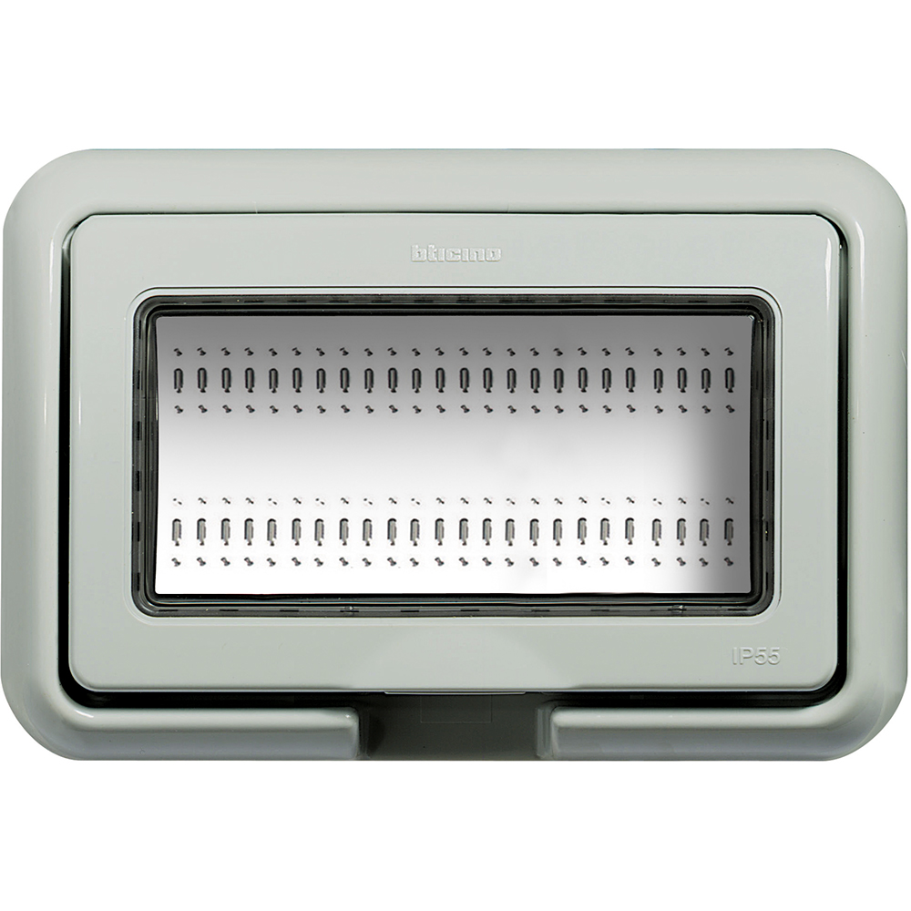 IDROBOX LUNA - COPERCHIO IP55 4P GRIGIO RAL - BTICINO 24604 IDROBOX LUNA - COPERCHIO IP55 4P GRIGIO RAL - BTICINO 24604