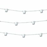 CATENA E27 10 PORTALAMPADE 10MT BIANCA PROLUNGABILE - WIMEX 4501652