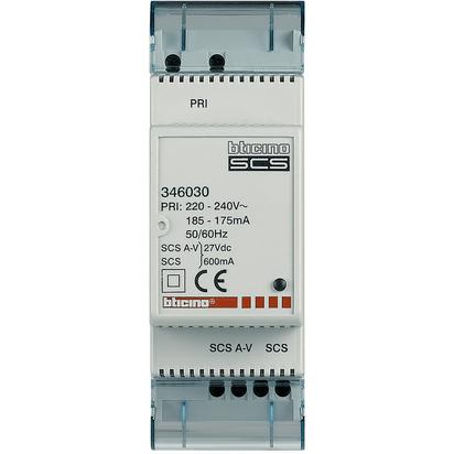ALIMENTATORE COMPATTO 2DIN 230V - BTICINO 346030 ALIMENTATORE COMPATTO 2DIN 230V - BTICINO 346030