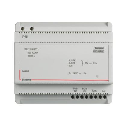 ALIMENTATORE 2 FILI 6DIN 1,2A - ADATTATORE VIDEO INCLUSO - - BTICINO 346050 ALIMENTATORE 2 FILI 6DIN 1,2A - ADATTATORE VIDEO INCLUSO - - BTICINO 346050