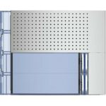 FRONTALE PORTER BASE 2 PULSANTI ALLMETAL - BTICINO 351021