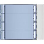 FRONTALE 4 PULSANTI ALLMETAL - BTICINO 352041