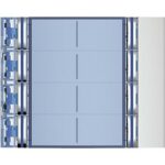 FRONTALE 8 PULSANTI DOPPIA FILA ALLMETAL - BTICINO 352181