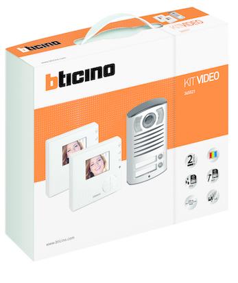 KIT VIVAVOCE BIFAMILIARE N.2 CLASSE 100V12B + LINEA 2000 - BTICINO 365521 KIT VIVAVOCE BIFAMILIARE N.2 CLASSE 100V12B + LINEA 2000 - BTICINO 365521