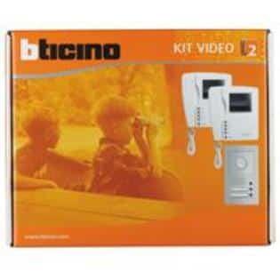 KIT 2 FILI BIANCO E NERO SWING SFERA MODULARE BIFAMILIARE - BTICINO 367421 KIT 2 FILI BIANCO E NERO SWING SFERA MODULARE BIFAMILIARE - BTICINO 367421