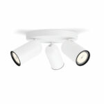 PONGEE FARETTO 3 LUCI BIANCO IN METALLO - PCL MASSIVE 5058331PN