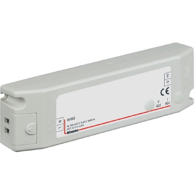 ALIMENTATORE 12V 2,5A X TELECAMERE TVCC - BTICINO 391853 ALIMENTATORE 12V 2,5A X TELECAMERE TVCC - BTICINO 391853