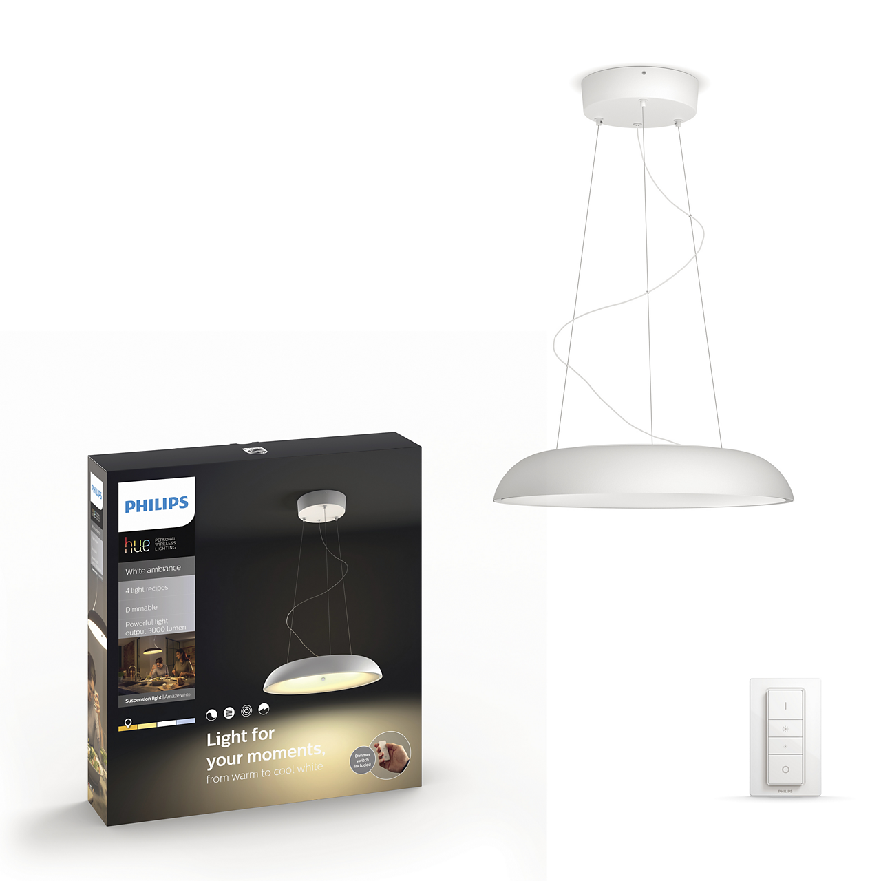 AMAZE HUE LAMPADA SOSPENSIONE CONNESSA BIAN - PCL MASSIVE 4023331P7 AMAZE HUE LAMPADA SOSPENSIONE CONNESSA BIAN - PCL MASSIVE 4023331P7