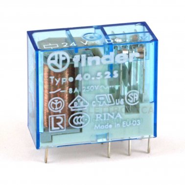 MINI RELE PER C.S. 2 CONTATTI - FINDER 405270240000 MINI RELE PER C.S. 2 CONTATTI - FINDER 405270240000