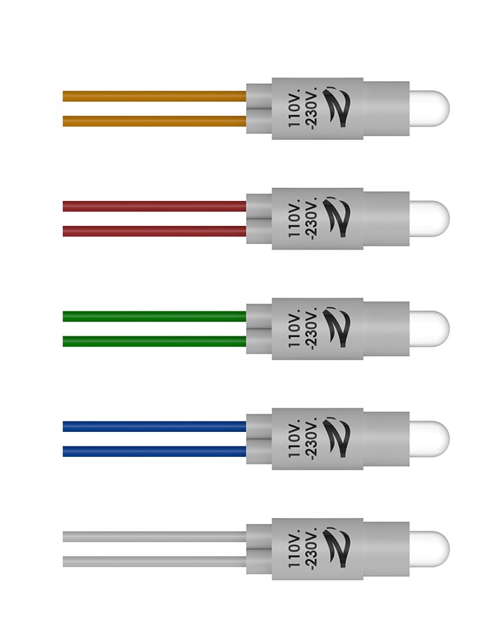 LAMPADA SEGNALAZIONE A LED 230V AC BLU - ZIPPO 4094 LAMPADA SEGNALAZIONE A LED 230V AC BLU - ZIPPO 4094