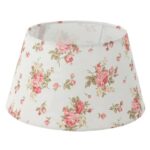 SCHIRM E27/E14 D.250 WEISS M.BLUMEN PINK - EGLO ITALIANA SRL 49977