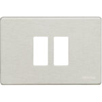 MAGIC - PLACCA 2P SCATOLA TONDA OXIDAL - BTICINO 500/23/X