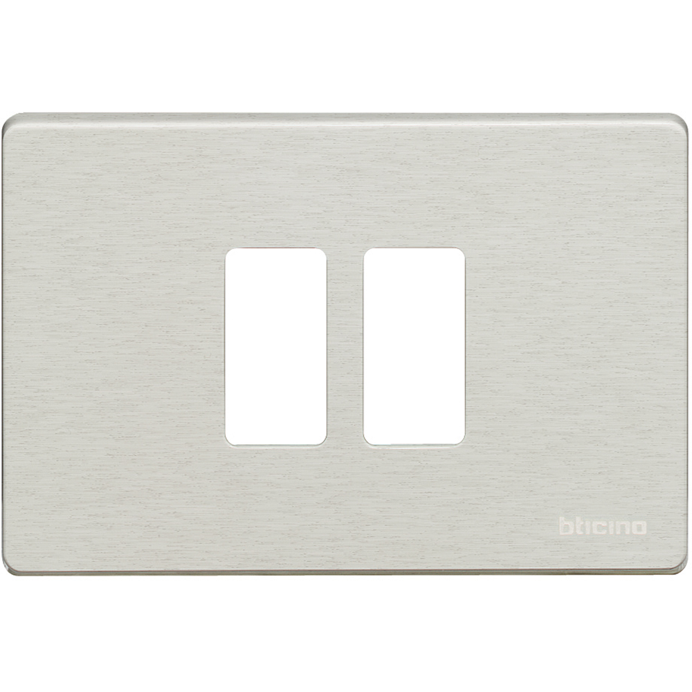 MAGIC - PLACCA 2P SCATOLA TONDA OXIDAL - BTICINO 500/23/X MAGIC - PLACCA 2P SCATOLA TONDA OXIDAL - BTICINO 500/23/X
