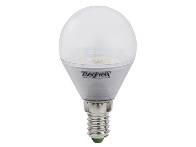 SFERA LED FROST 6W 230V E14 3000K ECO (EX.4W) 400LM - BEGHELLI 56072 SFERA LED FROST 6W 230V E14 3000K ECO (EX.4W) 400LM - BEGHELLI 56072