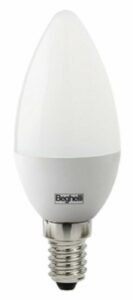E LED OLIVA C35 5W E14 4000K 470LM - BEGHELLI 56814