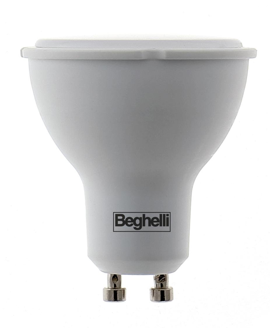 GU10 7W 3000K LED 600LM 100° 15000H SCOCCA BIANCA - BEGHELLI 56835 GU10 7W 3000K LED 600LM 100° 15000H SCOCCA BIANCA - BEGHELLI 56835