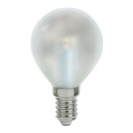 E LED SFERA FR 2.5W E14 3000°KSMERIGLIATA 220LM-FUORI PROD.- - BEGHELLI 56900