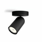 PONGEE FARETTO SINGOLO NERO IN METALLO GU10 - PCL MASSIVE 5058130PN