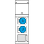 BLOCK3-1 DOMOPLUS (PLURISTANDARD) DA CANTIERE - SCAME 630.3506-1268