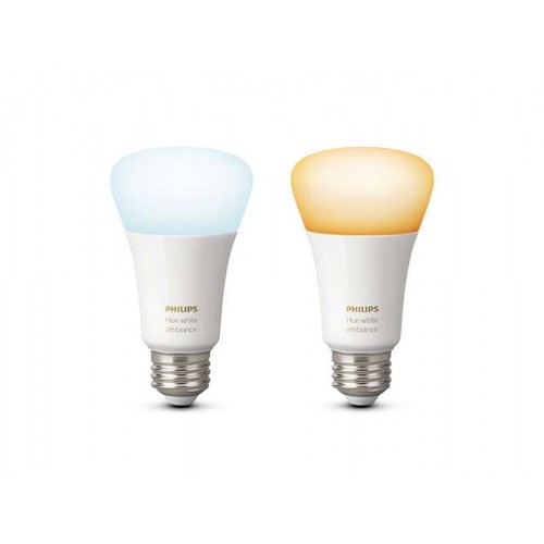 HUE WHITE AMBIANCE 2 X LAMPADINE E27 9.5W - PCL MASSIVE 72908300 HUE WHITE AMBIANCE 2 X LAMPADINE E27 9.5W - PCL MASSIVE 72908300