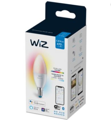 WIZ COLOR CANDELA SMERIGLIATA 40W E14 - PCL MASSIVE 78709700 WIZ COLOR CANDELA SMERIGLIATA 40W E14 - PCL MASSIVE 78709700
