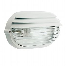 APPLIQUE OVALE GRANDE (PALPEBRA)BIANCA IP54 E27 100W - SOVIL 788/02