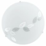 MARS - PLAF.1LX60W E27 V.SAT.FOGLIE - EGLO ITALIANA SRL 80264